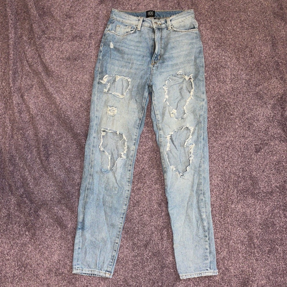Urban outfitters legs ripped open distressed jeans